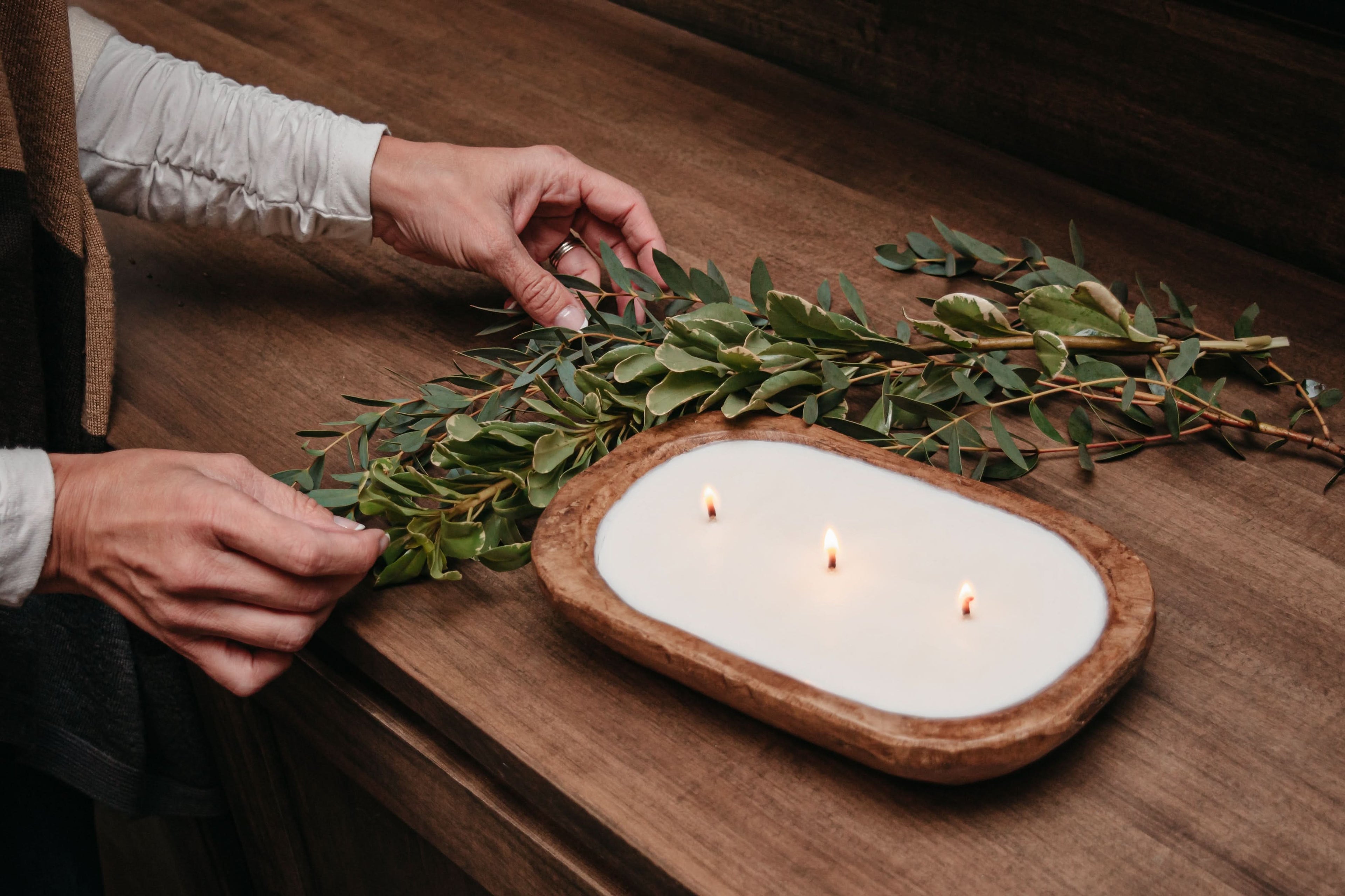 3-Wick Dough Bowl Soy Candle - Harvest